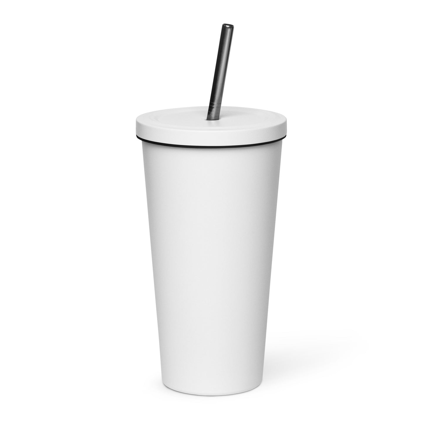 THE FACE Tumbler with Straw