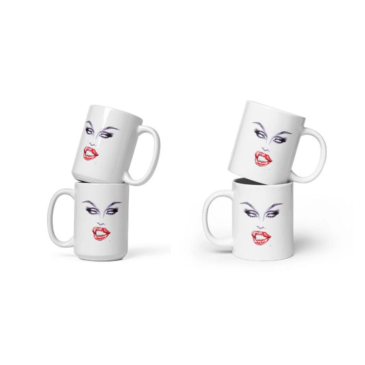 THE FACE Glossy Mug