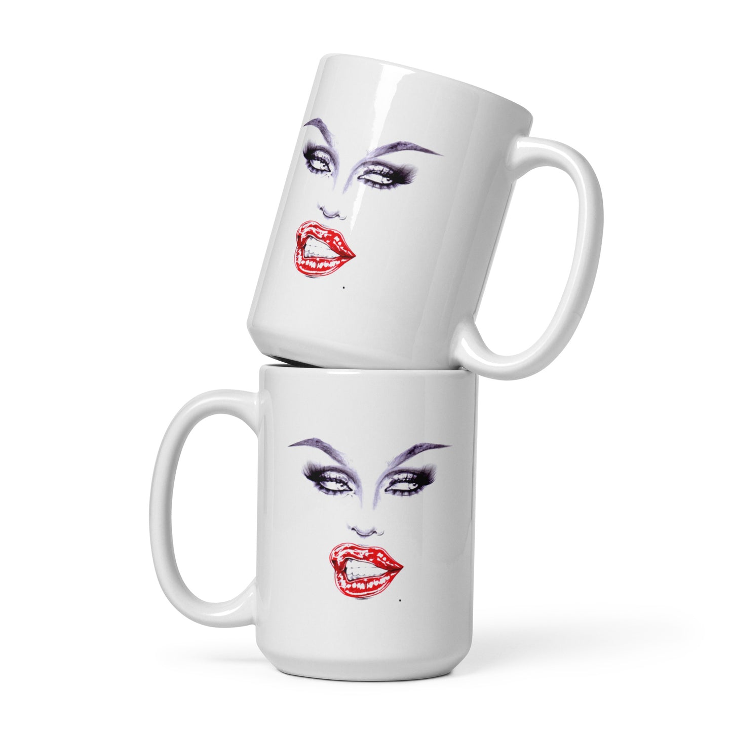 THE FACE Glossy Mug