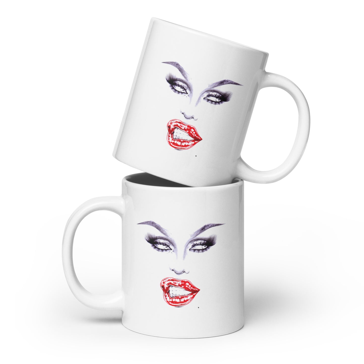 THE FACE Glossy Mug